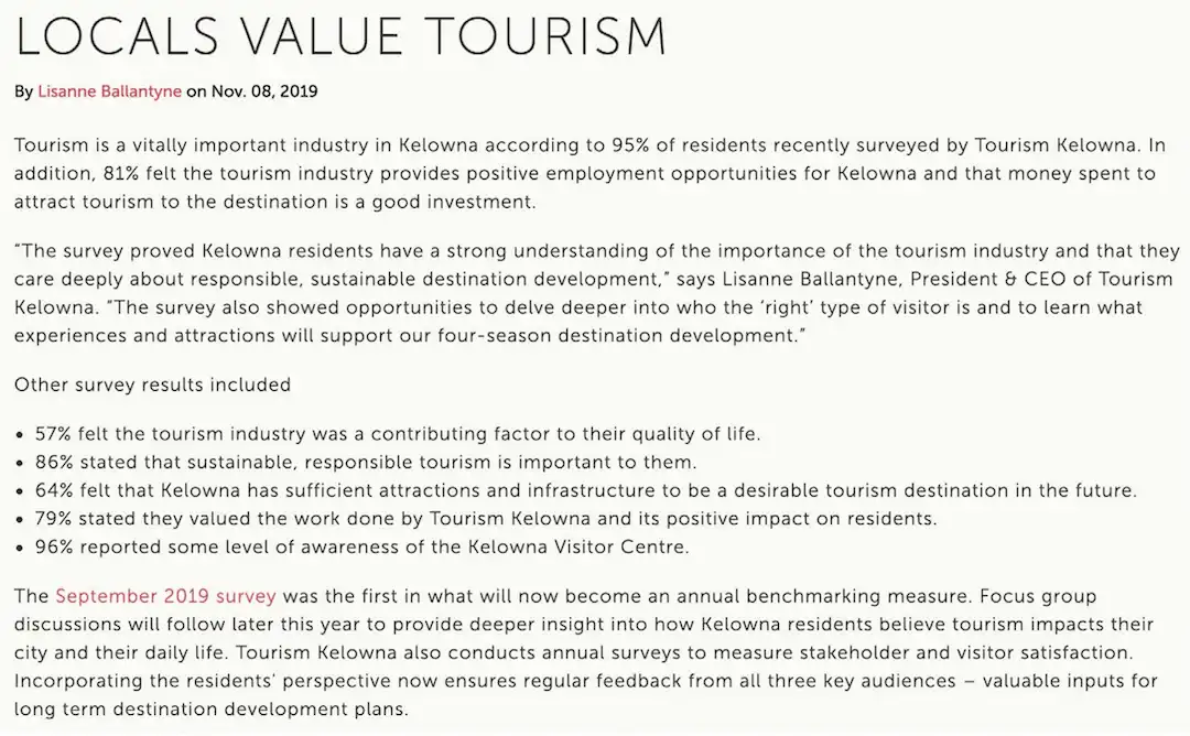 Media coverage image accompanying blog on AI in destination marketing, showing press features and industry commentary.